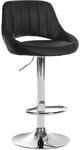 CLP Barhocker Milet Kunstleder Schwarz/Chrom