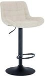 CLP Barhocker Tover creme/Stoff
