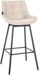 CLP Barhocker Weston Schwenkbar Creme/Kunstleder