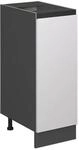 Vicco Apothekerschrank R-Line Wei&szlig;/Anthrazit 30 cm J-Shape ohne Arbeitsplatte