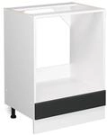 Vicco Herdumbauschrank R-Line Anthrazit Landhaus/Wei&szlig; 60 cm ohne Arbeitsplatte
