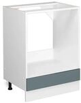 Vicco Herdumbauschrank R-Line Blau-Grau/Wei&szlig; 60 cm ohne Arbeitsplatte