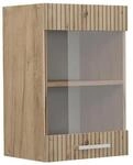 Vicco K&uuml;chenglasschrank R-Line Glash&auml;ngeschrank Artisan-Eiche Goldkraft Eiche 40 cm