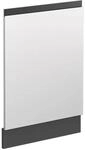 Vicco Frontblende R-Line Wei&szlig;/Anthrazit 45 cm J-Shape ohne Arbeitsplatte