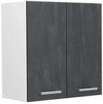 Vicco H&auml;ngeschrank R-Line H&auml;ngender K&uuml;chenschrank Schwarz Beton/Wei&szlig; 60 cm
