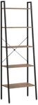 vidaXL Standregal mit 5 B&ouml;den Dunkelbraun und Schwarz 56x35x174 cm 336368