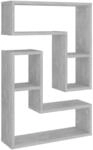 vidaXL Wandregale 2 Stk. Betongrau 50x15x50 cm Holzwerkstoff 807218