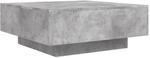 vidaXL Couchtisch Betongrau 80x80x31 cm Holzwerkstoff
