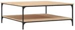 vidaXL Couchtisch Sonoma-Eiche 100x100x40 cm Holzwerkstoff