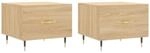 vidaXL Couchtische 2 Stk. Sonoma-Eiche 50x50x40 cm Holzwerkstoff Modell 5