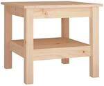 vidaXL Couchtisch 45x45x40 cm Massivholz Kiefer