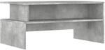 vidaXL Couchtisch Betongrau 90x55x42,5 cm Holzwerkstoff