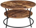 holz4home Couchtisch Lillie mit 2 Ablagen