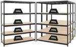 PROREGAL Mega Deal 4x Schwerlastregal Giant Elephant HxBxT 180 x 150 x 45 cm Fachlast