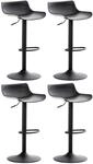 CLP 4er Set Barhocker Aveiro Schwarz