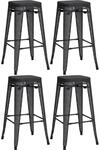 CLP 4er Set Barhocker Fletcher Schwarz
