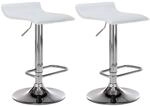 CLP 2er Set Barhocker Dyn Wei&szlig;