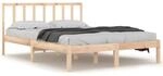 vidaXL Massivholzbett Kiefer 160x200 cm1118688