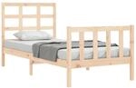 vidaXL Massivholzbett ohne Matratze 90x200 Kiefernholz 3192086