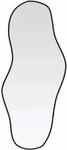vidaXL Wandspiegel Schwarz 60x25 cm 348264