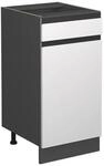 Vicco K&uuml;chenunterschrank R-Line Wei&szlig; Anthrazit 40 cm J-Shape ohne...
