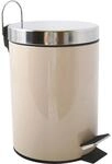 Tret-M&uuml;lleimer Metall 3, Beige