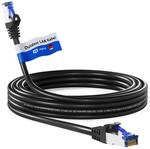 hb-digital 15m Patchkabel CAT 6a Outdoor RJ45 S/FTP PVC+PE Schwarz