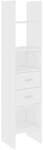 vidaXL B&uuml;cherregal Wei&szlig; 40x35x180 cm Holzwerkstoff 803416