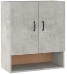 vidaXL Wandschrank Betongrau 60x31x70 cm Holzwerkstoff Modell 2