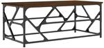 vidaXL Couchtisch Braun Eichen-Optik 100x50x40 cm Holzwerkstoff Modell 3