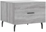 vidaXL Couchtisch Grau Sonoma 50x50x40 cm Holzwerkstoff Modell 9