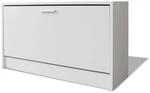 vidaXL Schuhbank Wei&szlig; 80x24x45 cm 243050