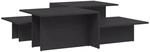 vidaXL Couchtische 2 Stk. Grau Holzwerkstoff