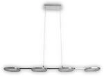 N&auml;ve LED-Pendelleuchte Beam Stahl-Blank 150 cm x 100 cm x 16 cm 4er-Set