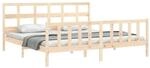 vidaXL Massivholzbett ohne Matratze 200x200 cm Kiefer 3193031