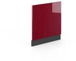 Vicco Frontblende Fame-Line Bordeaux Hochglanz/Anthrazit 60 cm ohne...