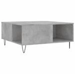 vidaXL Couchtisch Betongrau 80x80x36,5 cm Holzwerkstoff Modell 1