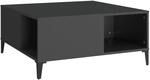 vidaXL Couchtisch Schwarz 80x80x36,5 cm Holzwerkstoff Modell 2