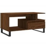 vidaXL Couchtisch Braun Eichen-Optik 90x49x45 cm Holzwerkstoff Modell 4