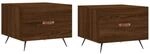 vidaXL Couchtische 2 Stk. Braun Eichen-Optik 50x50x40 cm Holzwerkstoff Modell 6