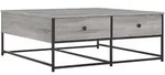 vidaXL Couchtisch Grau Sonoma 100x99x40 cm Holzwerkstoff vidaXL Couchtisch Grau Sonoma 100x99x40 cm Holzwerkstoff