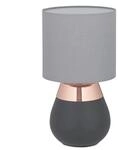 Relaxdays Nachttischlampe Eisen Kupfer Touch Dimmbar 32,5 cm x 18 cm 0,65 kg