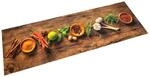 vidaXL K&uuml;chenteppich Waschbar Gew&uuml;rze 60x300 cm Samt 4005607