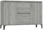 vidaXL Sideboard Grau Sonoma 102x35x70 cm Holzwerkstoff 815166