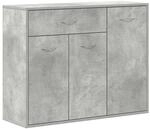 vidaXL Sideboard Betongrau 88x30x70 cm Holzwerkstoff 800679