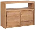 vidaXL Sideboard 80x30x60 cm Massivholz Teak 282847