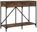 vidaXL Konsolentisch R&auml;uchereiche 100x39x78,5 cm Holzwerkstoff 835486