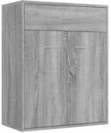vidaXL Sideboard Grau Sonoma 60x30x75 cm Holzwerkstoff 815376