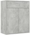 vidaXL Sideboard Betongrau 60x30x75 cm Holzwerkstoff 800715