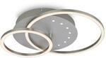 Brilo LED Deckenleuchte Frame Dot Schwenkbar Warmwei&szlig;es Licht 40 cm Aluminium